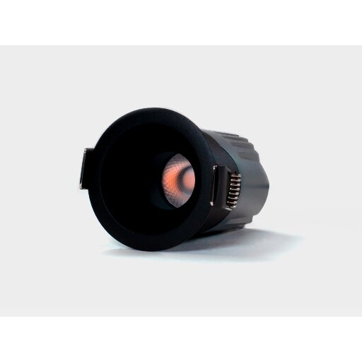 Светильник встраиваемый 7Вт 55° IP65 черный 3000К поворотный RC-D52-7-BL-WW65