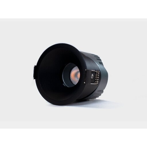 Светильник встраиваемый 12Вт 55° IP65 черный 4000К поворотный RC-D84-12-BL-NW65