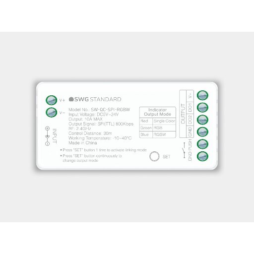Контроллер универсальный SPI 3 в 1 MONO/RGB/RGBW SW-QC-SPI-RGBW