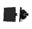 Механизм звонкового выключателя SWT-NOBE-MKR1-SFPL-L-BK (230V, 10A) (Arlight, -)