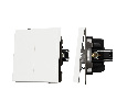 Механизм выключателя управления шторами SWT-TENDO-MKR2-SFPL-WH (230V, 10A) (Arlight, -)