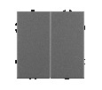 Механизм выключателя двухклавишный проходной SWT-NOBE-MKP2-SFPL-GR (230V, 10A) (Arlight, -)