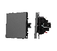 Механизм выключателя одноклавишный проходной SWT-NOBE-MKP1-SFPL-GR (230V, 10A) (Arlight, -)