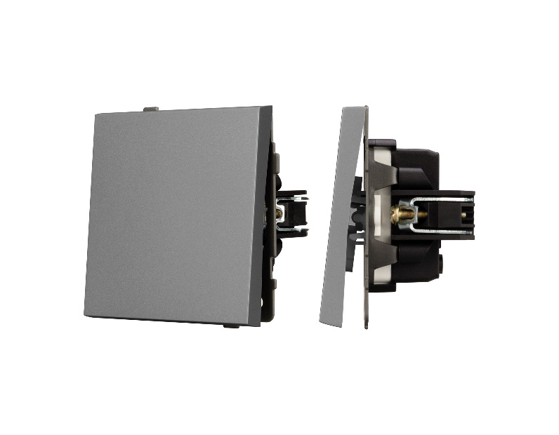 Механизм звонкового выключателя SWT-TENDO-MKR1-PL-GR (230V, 10A) (Arlight, -)