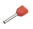 LD406-1008 Наконечник штыревой втулочный изолированный НШВИ(2) 1,0-8 (DIY упаковка 25 шт)
