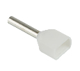 LD406-0508 Наконечник штыревой втулочный изолированный НШВИ(2) 0,5-8 (DIY упаковка 25 шт)