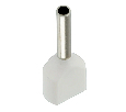 LD406-0508 Наконечник штыревой втулочный изолированный НШВИ(2) 0,5-8 (DIY упаковка 25 шт)