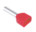 LD406-1008 Наконечник штыревой втулочный изолированный НШВИ(2) 1,0-8 (упаковка 100 шт)