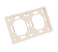 Рамка STEKKER, PFR00-5002-08 2-местная, серия Эмили, кашемир, soft touch