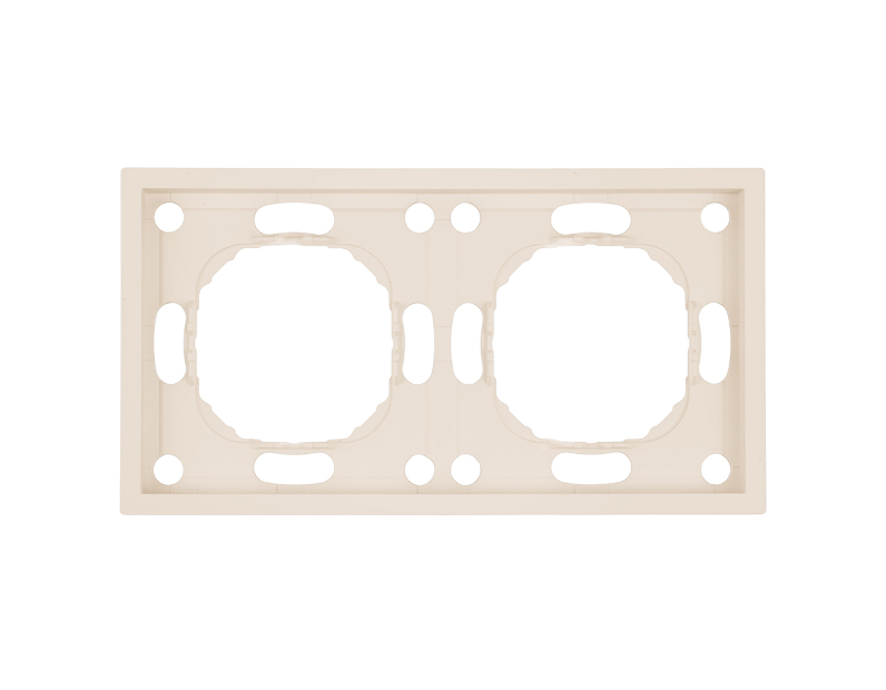 Рамка STEKKER, PFR00-5002-08 2-местная, серия Эмили, кашемир, soft touch