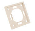 Рамка STEKKER, PFR00-5001-08 1-местная, серия Эмили, кашемир, soft touch