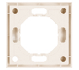 Рамка STEKKER, PFR00-5001-08 1-местная, серия Эмили, кашемир, soft touch