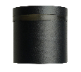 Светильник потолочный Feron HL461 Barrel 12W, 230V, GX53, черный