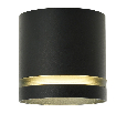 Светильник потолочный Feron HL461 Barrel 12W, 230V, GX53, черный