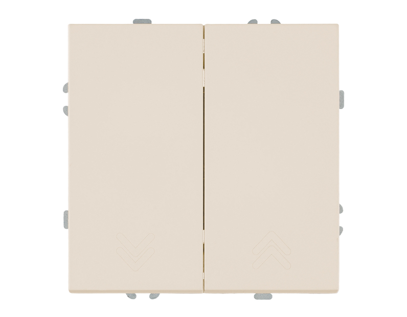 Выключатель 2-кл.самовозвр. (механизм), STEKKER, 250В, 10А, серия Эмили, RSW10-5113-08, кашемир, soft touch