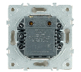 Розетка 2-местная USB + Type C (механизм), STEKKER, 250В, 20W, серия Эмили, RST10-5115-08, кашемир, soft touch