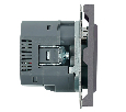 Розетка 1-местная з/ш с/з 16А + USB + Type C (механизм), Stekker, 250В, 20W, серия Эмили, платиново-серый, soft-touch, RST16-5119-10