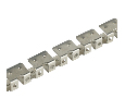 Крепеж для светодиодной ленты 220V LS720,  LD157 алюминий