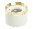 Светильник потолочный Feron Barrel DUET HL459  12W, 230V,GX53, белый + золото IP20