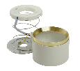 Светильник потолочный Feron Barrel DUET HL459  12W, 230V,GX53, белый + золото IP20