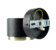 Светильник  настенный Feron HL4598  Barrel DUET 12W, 230V,GX53, черный + золото IP20