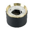 Светильник потолочный Feron Barrel DUET HL459 12W, 230V,GX53, черный + золото IP20