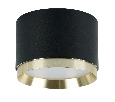 Светильник потолочный Feron Barrel DUET HL459 12W, 230V,GX53, черный + золото IP20
