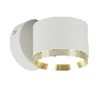 Светильник  настенный Feron HL4598  Barrel DUET 12W, 230V,GX53, белый + золото IP20