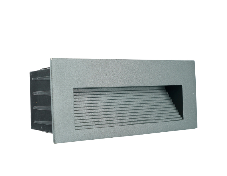 Светодиодный светильник Feron LN012-1 встраиваемый 5W 4000K, IP65, серый
