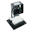 Светодиодный светильник Feron LN013-1 встраиваемый 3W 4000K, IP65, черный