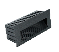 Светодиодный светильник Feron LN012-1 встраиваемый 5W 4000K, IP65, черный