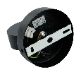Светильник настенный Feron HL4601 12W, 230V, GX53, черный