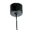 Светильник потолочный Feron ML1038 Barrel levitation на подвесе MR11 35W 230V, черный 40*250