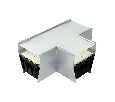 Светильник коннектор Feron AL4036T 5W 550Lm 3000К-4000К-6400K, T-образный, с ручным переключением режимов, серебро, 160*115*70мм возмож. соедин. в линию, серия RetailRay