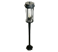 Светильник садово-парковый Feron PL786 столб 40W 220-240V E27, черный