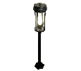 Светильник садово-парковый Feron PL786 столб 40W 220-240V E27, черный