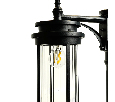 Светильник садово-парковый Feron PL788 столб 2*40W 220-240V E27, черный