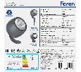 Светодиодный светильник ландшафтно-архитектурный Feron LL-600  85-265V 20W зеленый IP65