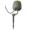 Светодиодный светильник ландшафтно-архитектурный Feron LL-600  85-265V 20W зеленый IP65