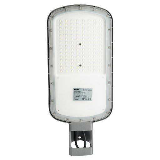 Светодиодный уличный консольный светильник Feron SP3070 100W 4000K AC90-300V, серый 51808