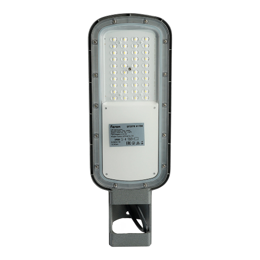 Светодиодный уличный консольный светильник Feron SP3070 30W 5000K 90-300V, серый 51796
