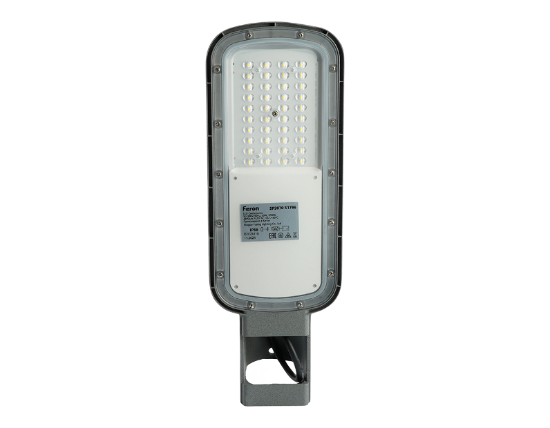 Светодиодный уличный консольный светильник Feron SP3070 30W 5000K 90-300V, серый