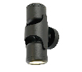 Светильник садово-парковый Feron DH1502, на стену,  GU10, 220-240V, черный