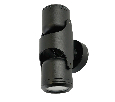 Светильник садово-парковый Feron DH1502, на стену,  GU10, 220-240V, черный