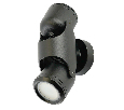 Светильник садово-парковый Feron DH1502, на стену,  GU10, 220-240V, черный