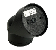Светильник садово-парковый Feron DH1501, на стену,  GU10, 230V, черный