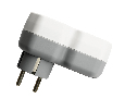 Разветвитель сетевой на 1 выход с/з STEKKER 250В, 16А, USB A+ Type C, 2,4А, PD, белый/серый, ADP16-16-20
