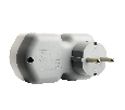 Разветвитель сетевой на 1 выход с/з STEKKER 250В, 16А, USB A+ Type C, 2,4А, PD, белый/серый, ADP16-16-20