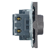 Выключатель диммирующий (механизм), STEKKER, 250В, 500W, серия Эмили, RSW10-5106-10, платиново-серый, soft touch