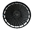 Светильник складской Feron AL1006  IP65 200W 90° 5000K